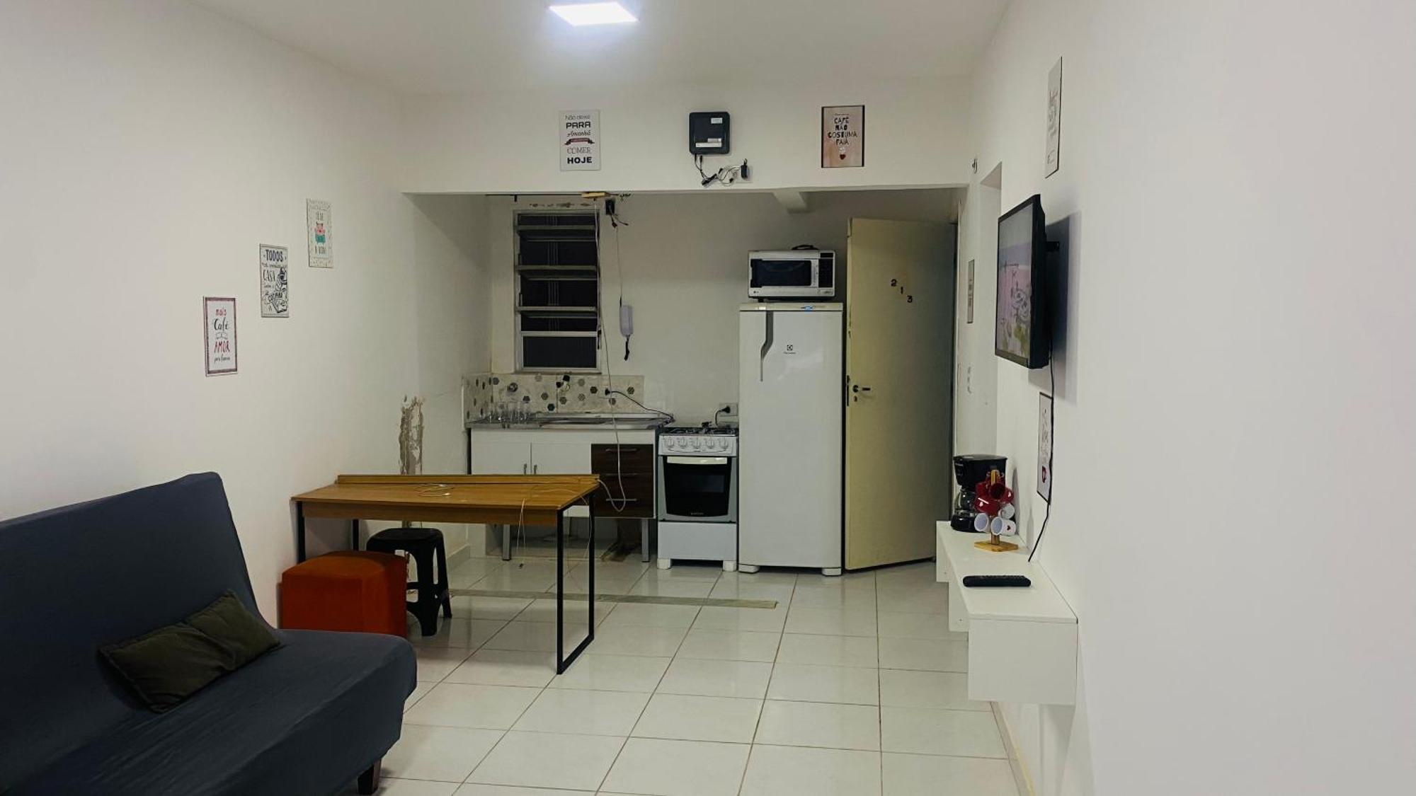 Apartamento Kit Net Pe Na Areia Praia Grande  Exterior foto